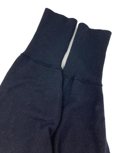 Curensology（カレンソロジー）Curensology (カレンソロジー) ファインウールバックリボンニット ネイビー サイズ:FREEの古着・服飾アイテム