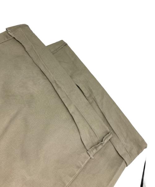 BRILL（ブリル）BRILL (ブリル) ダブルウエスト ワイドパンツ ベージュ サイズ:36の古着・服飾アイテム