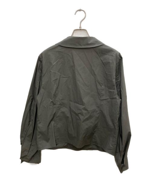 BRILL（ブリル）BRILL (ブリル) ギャザーシャツジャケット ブラウン サイズ:Freeの古着・服飾アイテム