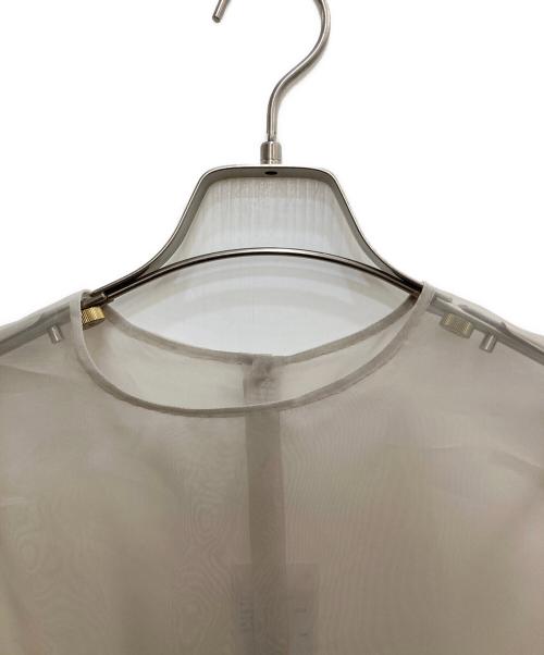 BRILL（ブリル）BRILL (ブリル) オーガンジートップス ベージュ サイズ:FREE 未使用品の古着・服飾アイテム