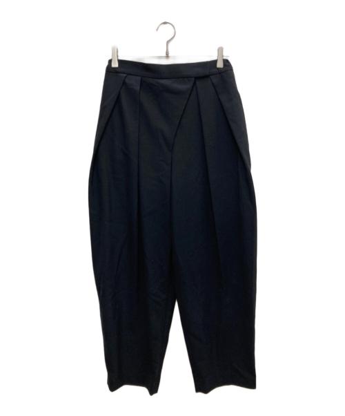 BRILL（ブリル）BRILL (ブリル) バルーンシルエットタックパンツ ブラック サイズ:36の古着・服飾アイテム