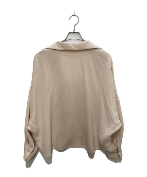 Plage（プラージュ）Plage (プラージュ) GEORGETTE SKIPPER ブラウス ベージュ サイズ:-の古着・服飾アイテム