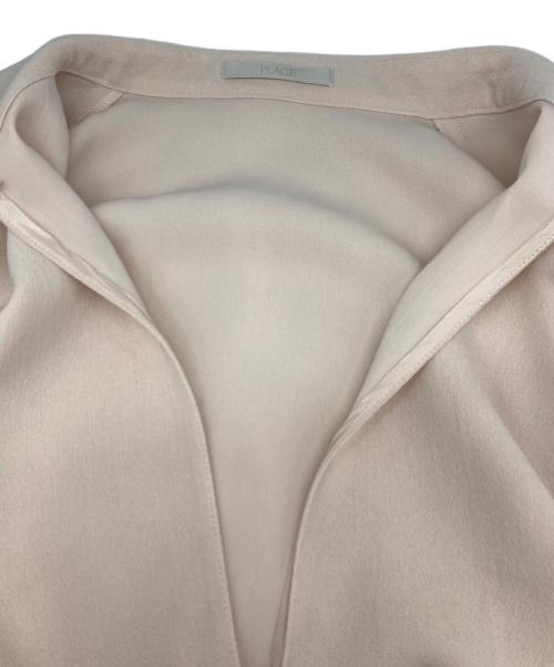 Plage（プラージュ）Plage (プラージュ) GEORGETTE SKIPPER ブラウス ベージュ サイズ:-の古着・服飾アイテム