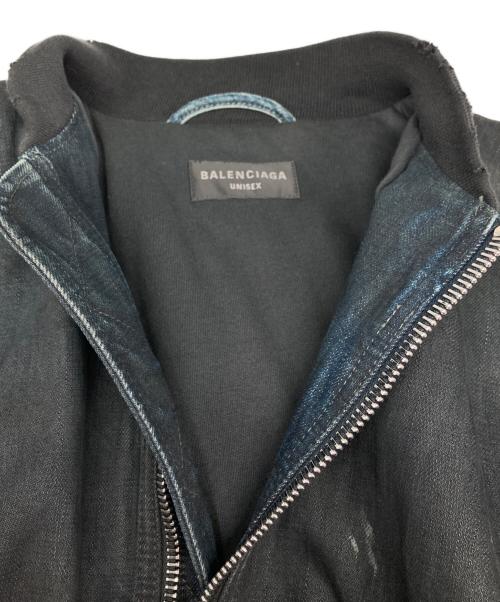 BALENCIAGA（バレンシアガ）BALENCIAGA (バレンシアガ) デニムボンバーブルゾン ブラック サイズ:Sの古着・服飾アイテム