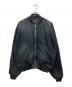 BALENCIAGA（バレンシアガ）の古着「デニムボンバーブルゾン」｜ブラック