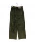 J.W.ANDERSON (ジェイダブリューアンダーソン) Single Pleat Corduroy Pants グリーン サイズ:46 未使用品：20000円