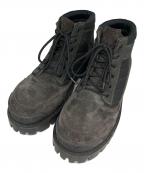BALENCIAGAバレンシアガ）の古着「Combat Strike ローブーツ」｜ブラック×ブラウン