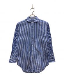 POLO RALPH LAUREN（ポロ・ラルフローレン）の古着「ストライプシャツ」｜ブルー