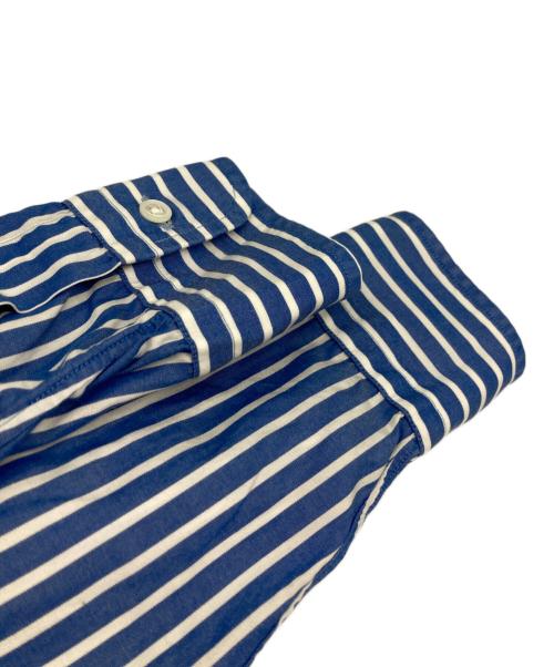 POLO RALPH LAUREN（ポロ・ラルフローレン）POLO RALPH LAUREN (ポロ・ラルフローレン) ストライプシャツ ブルー サイズ:SIZE 37-80の古着・服飾アイテム