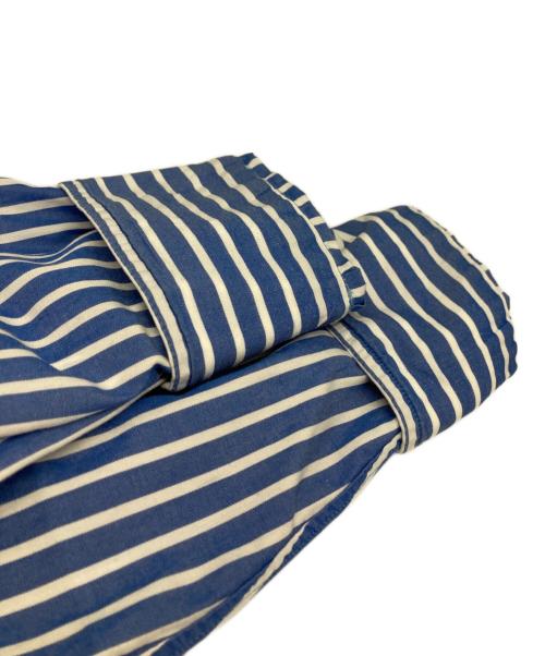 POLO RALPH LAUREN（ポロ・ラルフローレン）POLO RALPH LAUREN (ポロ・ラルフローレン) ストライプシャツ ブルー サイズ:SIZE 37-80の古着・服飾アイテム