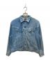 LEE（リー）の古着「ワッペンカスタムデニムジャケット」｜ブルー