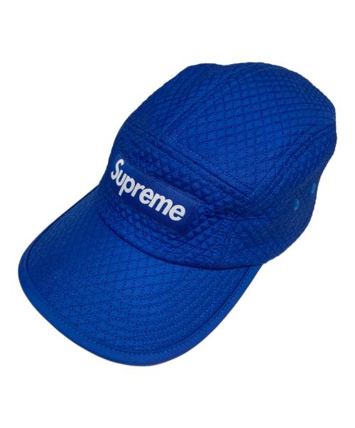SUPREME（シュプリーム）SUPREME (シュプリーム) MICRO QUILTED CAMP CAP ブルーの古着・服飾アイテム