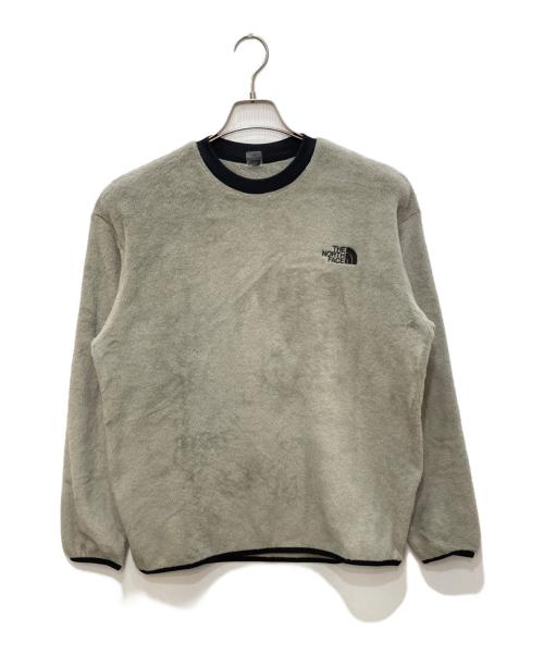 THE NORTH FACE（ザ ノース フェイス）THE NORTH FACE (ザ ノース フェイス) VERSA MID CREW　フリースプルオーバー　スウェット グレー サイズ:Mの古着・服飾アイテム