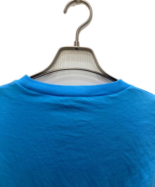 nagonstans（ナゴンスタンス）nagonstans (ナゴンスタンス) ソフト天竺アシンメカーブロングスリーブTシャツ ブルー サイズ:Mの古着・服飾アイテム