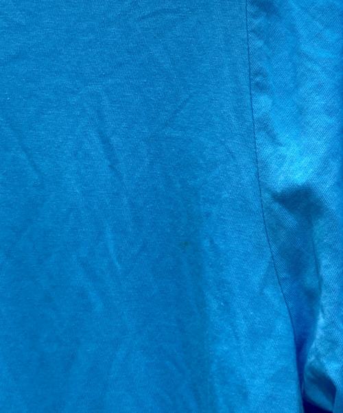 nagonstans（ナゴンスタンス）nagonstans (ナゴンスタンス) ソフト天竺アシンメカーブロングスリーブTシャツ ブルー サイズ:Mの古着・服飾アイテム