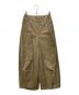 nagonstans（ナゴンスタンス）の古着「oval wide pants」｜ブラウン
