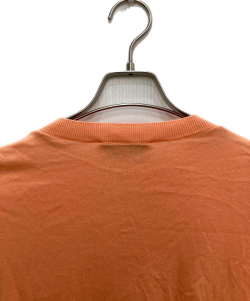 ENFOLD（エンフォルド）ENFOLD (エンフォルド) LAYERED-LIKE-HEM CARDIGAN オレンジ サイズ:38の古着・服飾アイテム