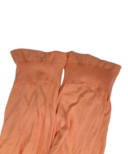 ENFOLD（エンフォルド）ENFOLD (エンフォルド) LAYERED-LIKE-HEM CARDIGAN オレンジ サイズ:38の古着・服飾アイテム