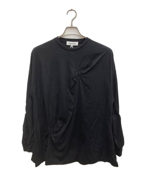 ENFOLD（エンフォルド）ENFOLD (エンフォルド) TWIST PULLOVER ブラック サイズ:38 未使用品の古着・服飾アイテム