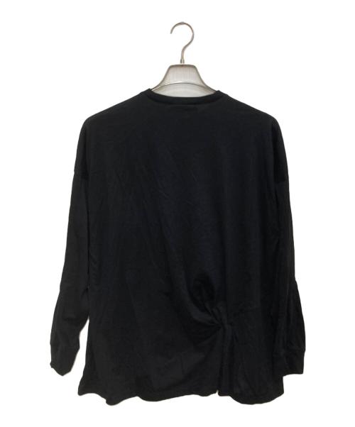 ENFOLD（エンフォルド）ENFOLD (エンフォルド) TWIST PULLOVER ブラック サイズ:38 未使用品の古着・服飾アイテム