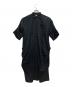 nagonstans（ナゴンスタンス）の古着「Tuck Drape Shirt Dress」｜ブラック