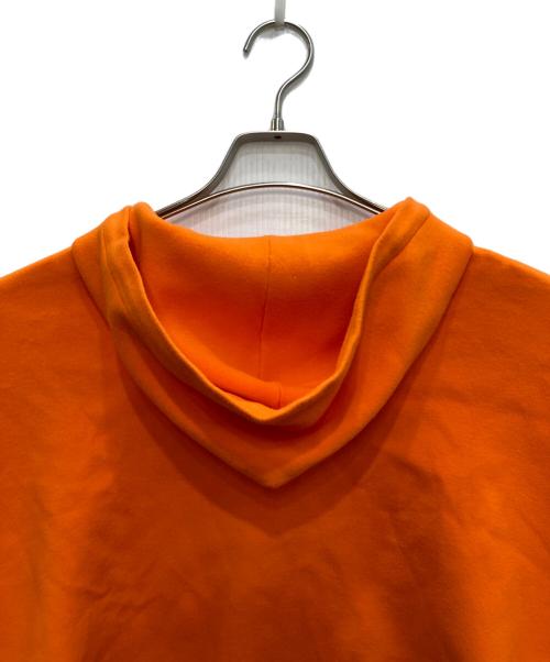 ENFOLD（エンフォルド）ENFOLD (エンフォルド) KNIT HOODIE オレンジ サイズ:38の古着・服飾アイテム