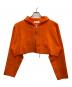 ENFOLD（エンフォルド）の古着「KNIT HOODIE」｜オレンジ