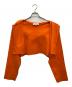 中古・古着 ENFOLD (エンフォルド) KNIT HOODIE オレンジ サイズ:38：20000円