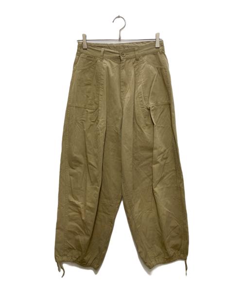 ARGUE（アーギュ）ARGUE (アーギュ) cotton twill baker mov pants ベージュ サイズ:1の古着・服飾アイテム