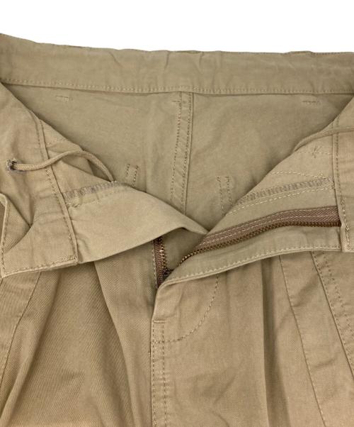 ARGUE（アーギュ）ARGUE (アーギュ) cotton twill baker mov pants ベージュ サイズ:1の古着・服飾アイテム