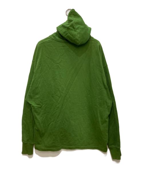 Acne studios（アクネ ストゥディオズ）ACNE STUDIOS (アクネ ストゥディオズ) ロゴプリントフーディー グリーン サイズ:Mの古着・服飾アイテム