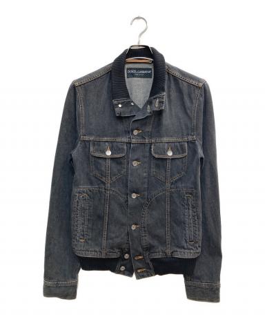 D&G DOLCE&GABBANA スタッズ デニムジャケット 中古・古着通販】DOLCE & GABBANA (ドルチェ＆ガッバーナ) ウォッシュ