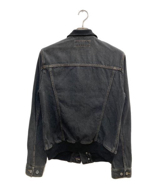 DOLCE & GABBANA（ドルチェ＆ガッバーナ）DOLCE & GABBANA (ドルチェ＆ガッバーナ) ウォッシュド加工デニムジャケット ブラック サイズ:46の古着・服飾アイテム