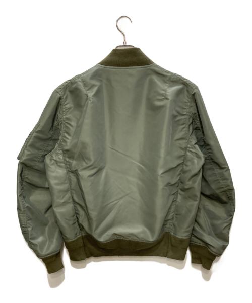 sacai（サカイ）sacai (サカイ) Nylon Twill Blouson グリーン サイズ:2の古着・服飾アイテム