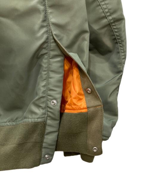 sacai（サカイ）sacai (サカイ) Nylon Twill Blouson グリーン サイズ:2の古着・服飾アイテム