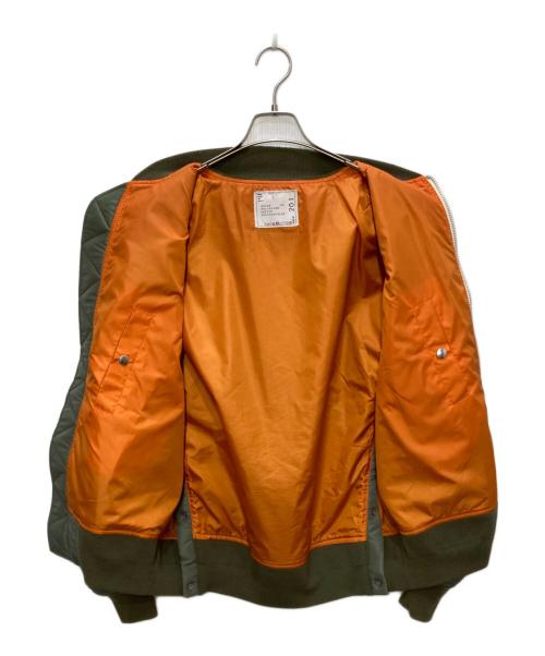 sacai（サカイ）sacai (サカイ) Nylon Twill Blouson グリーン サイズ:2の古着・服飾アイテム