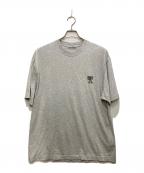 Acne studiosアクネ ストゥディオズ）の古着「リボンロゴTシャツ」｜グレー