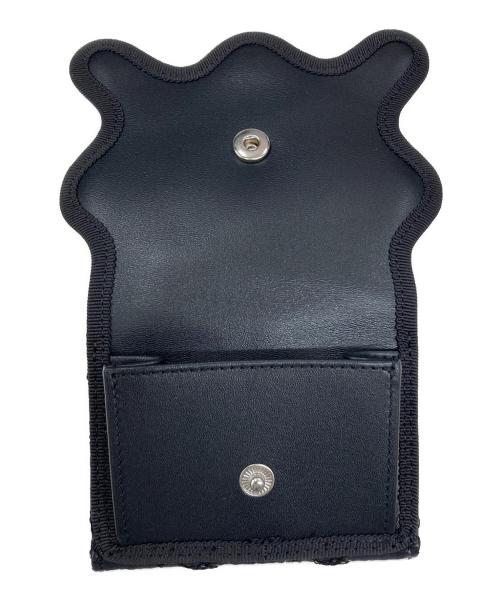 nori enomoto（ノリ エノモト）nori enomoto (ノリ エノモト) wave trifold wallet ブラックの古着・服飾アイテム
