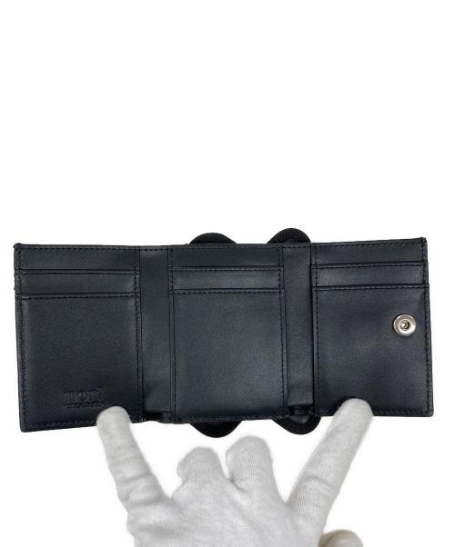 nori enomoto（ノリ エノモト）nori enomoto (ノリ エノモト) wave trifold wallet ブラックの古着・服飾アイテム