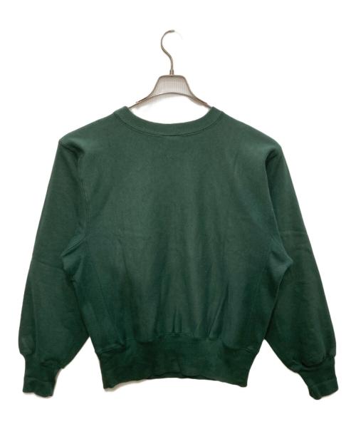 Champion REVERSE WEAVE（チャンピオン リバース ウィーブ）Champion REVERSE WEAVE (チャンピオン リバース ウィーブ) カレッジプリントスウェット グリーン サイズ:Mの古着・服飾アイテム