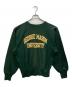 Champion REVERSE WEAVE（チャンピオン リバース ウィーブ）の古着「カレッジプリントスウェット」｜グリーン