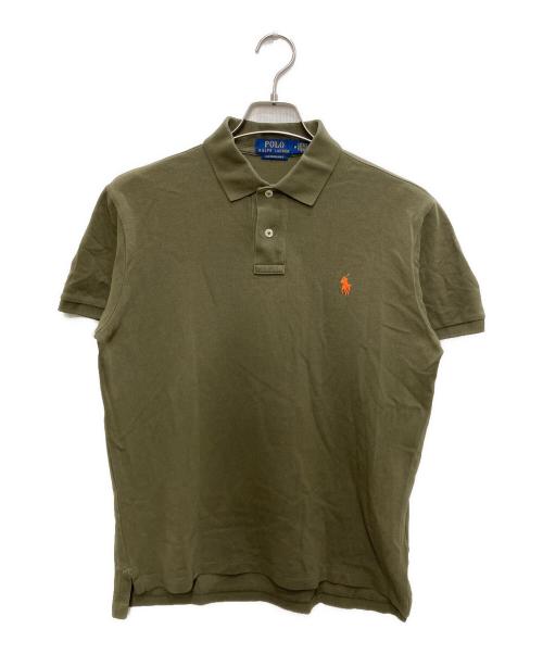 POLO RALPH LAUREN（ポロ・ラルフローレン）POLO RALPH LAUREN (ポロ・ラルフローレン) 鹿の子ポロシャツ グリーン サイズ:Mの古着・服飾アイテム