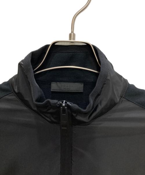 PRADA（プラダ）PRADA (プラダ) ナイロン切替ジャケット ネイビー サイズ:Sの古着・服飾アイテム