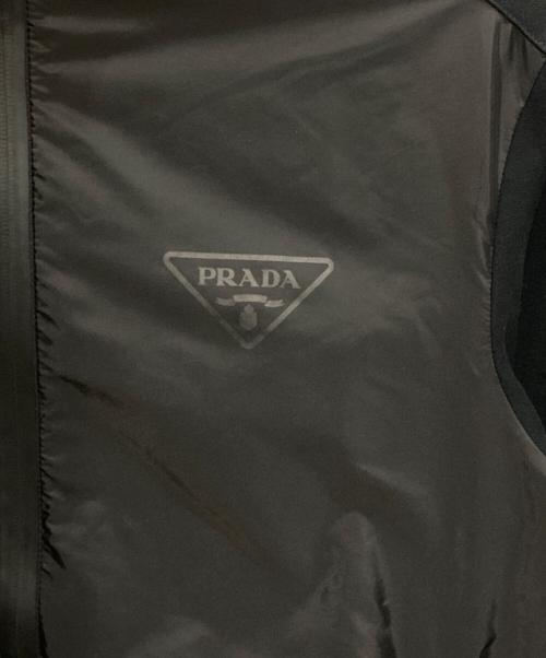 PRADA（プラダ）PRADA (プラダ) ナイロン切替ジャケット ネイビー サイズ:Sの古着・服飾アイテム