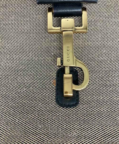 GUCCI（グッチ）GUCCI (グッチ) キャンバスショルダーバッグ ベージュの古着・服飾アイテム