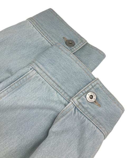 LANVIN en Bleu（ランバンオンブルー）LANVIN en Bleu (ランバンオンブルー) ビッグカラーデニムジャケット ブルー サイズ:38の古着・服飾アイテム