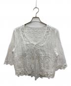 sara mallikaサラマリカ）の古着「Cotton Batten Lace Top」｜ホワイト