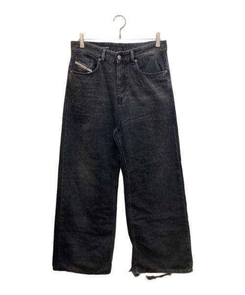DIESEL（ディーゼル）DIESEL (ディーゼル) D-RISE Relaxed Jeans ブラック サイズ:W28の古着・服飾アイテム