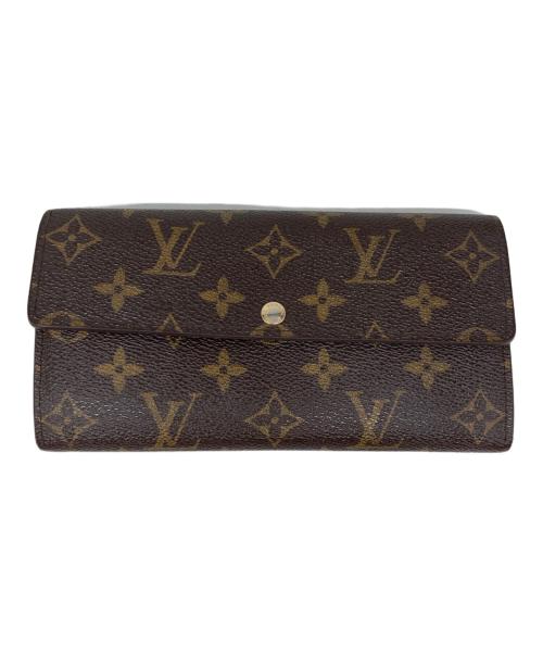 LOUIS VUITTON（ルイ ヴィトン）LOUIS VUITTON (ルイ ヴィトン) ポルトフォイユ・サラ 長財布 ブラウンの古着・服飾アイテム