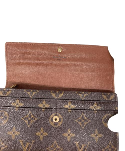LOUIS VUITTON（ルイ ヴィトン）LOUIS VUITTON (ルイ ヴィトン) ポルトフォイユ・サラ 長財布 ブラウンの古着・服飾アイテム